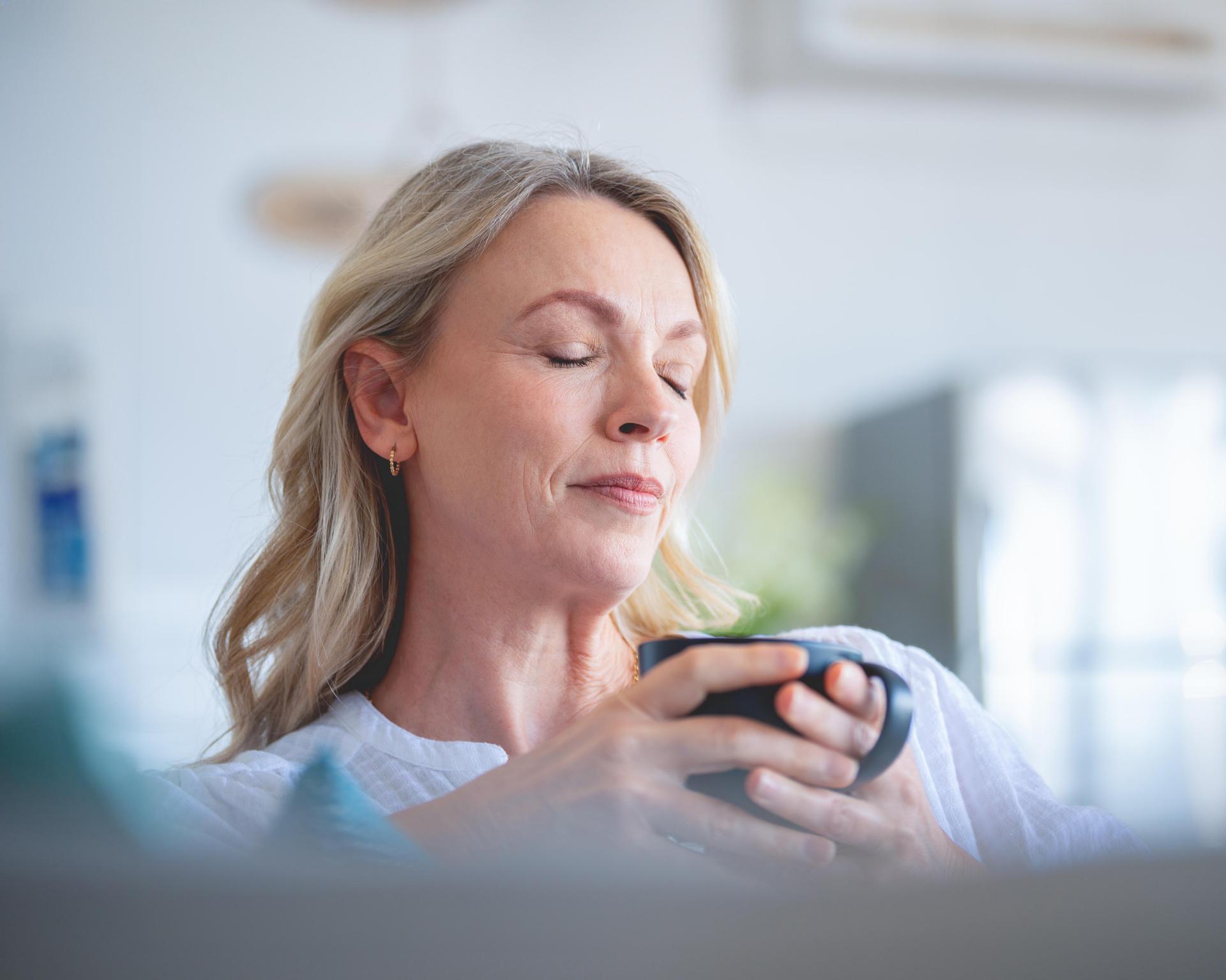 Women taking a moment