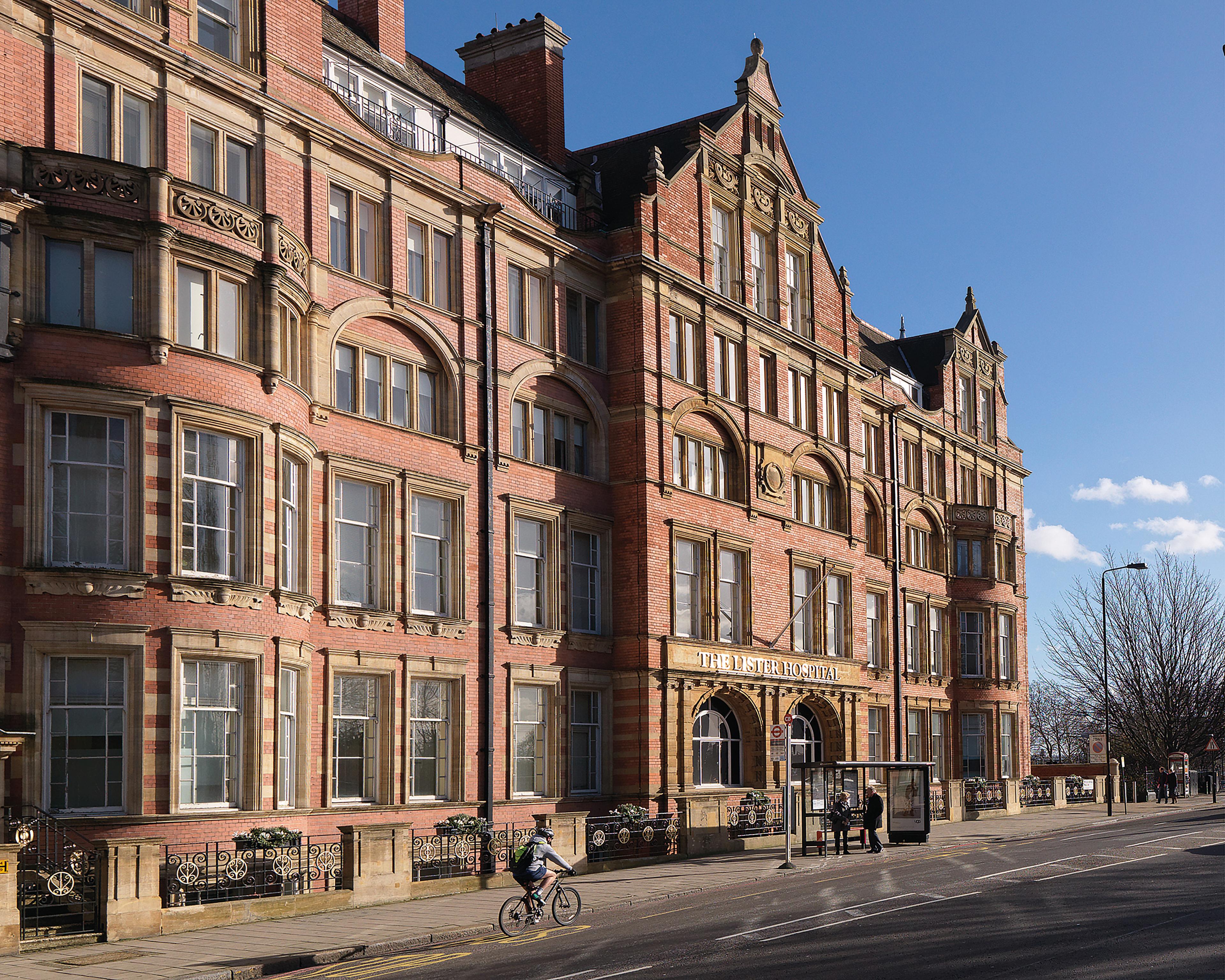 The Lister Hospital main entrance