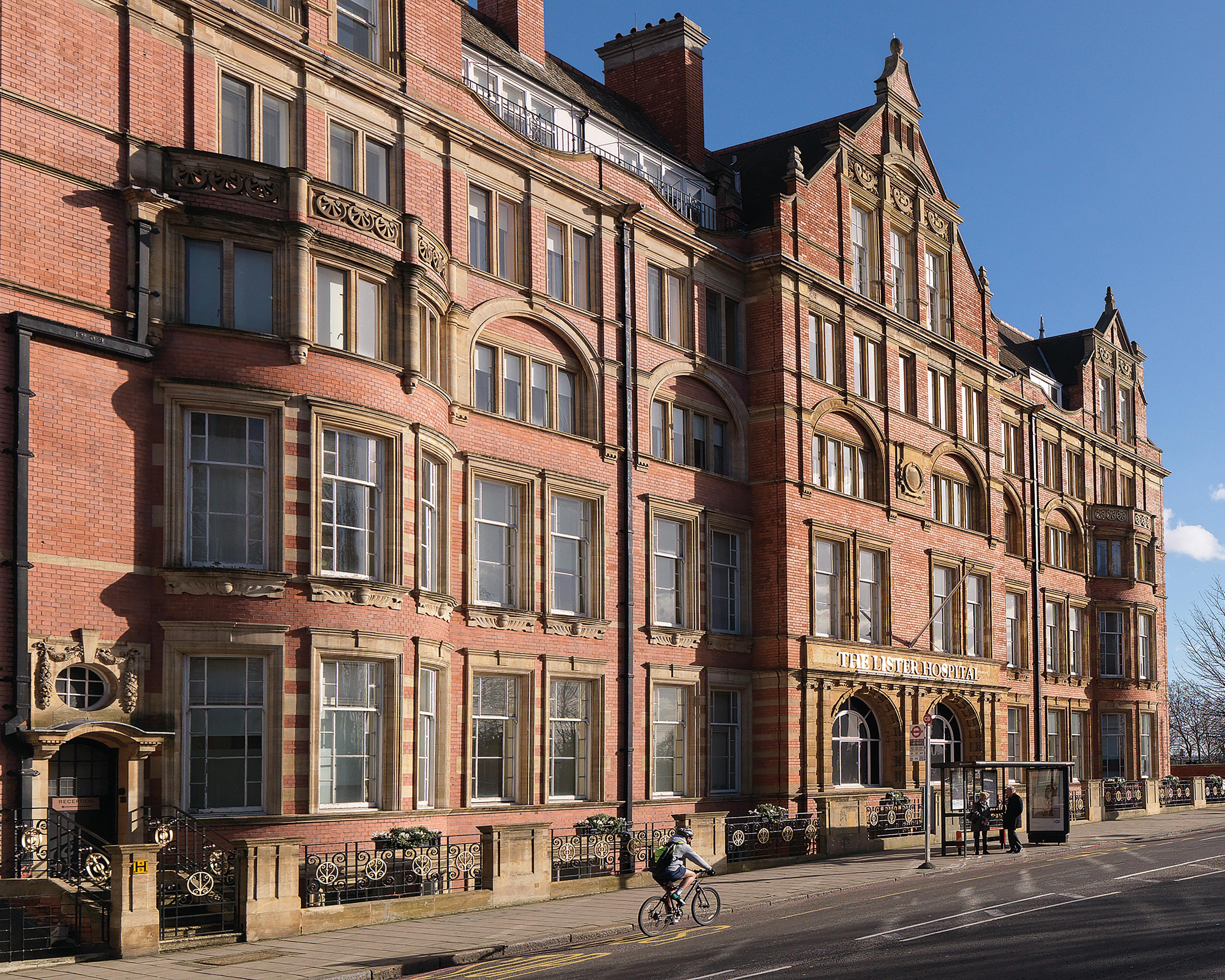 The Lister Hospital main entrance